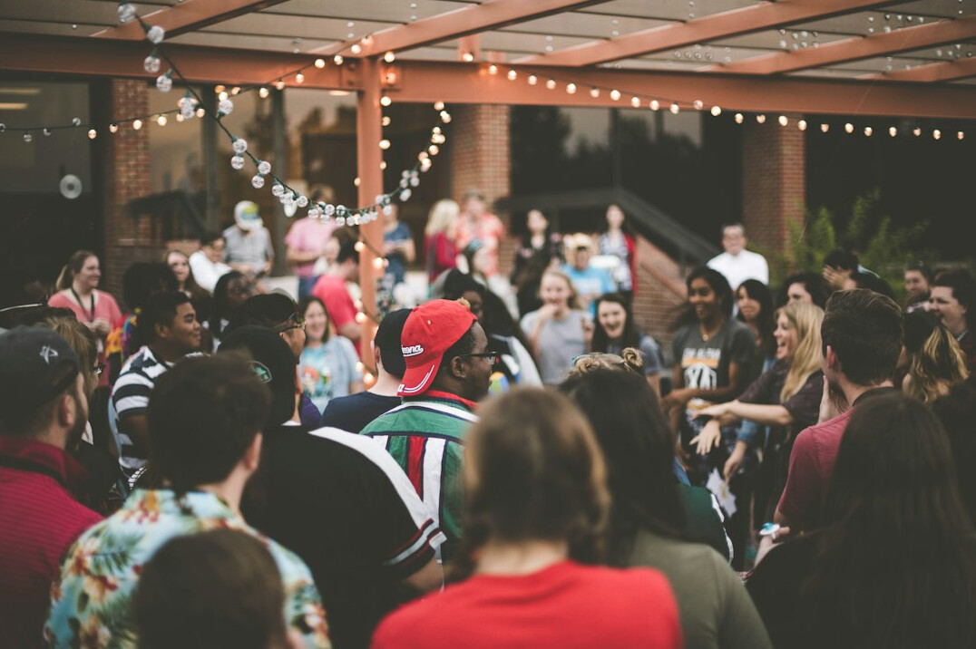 community meeting outdoors